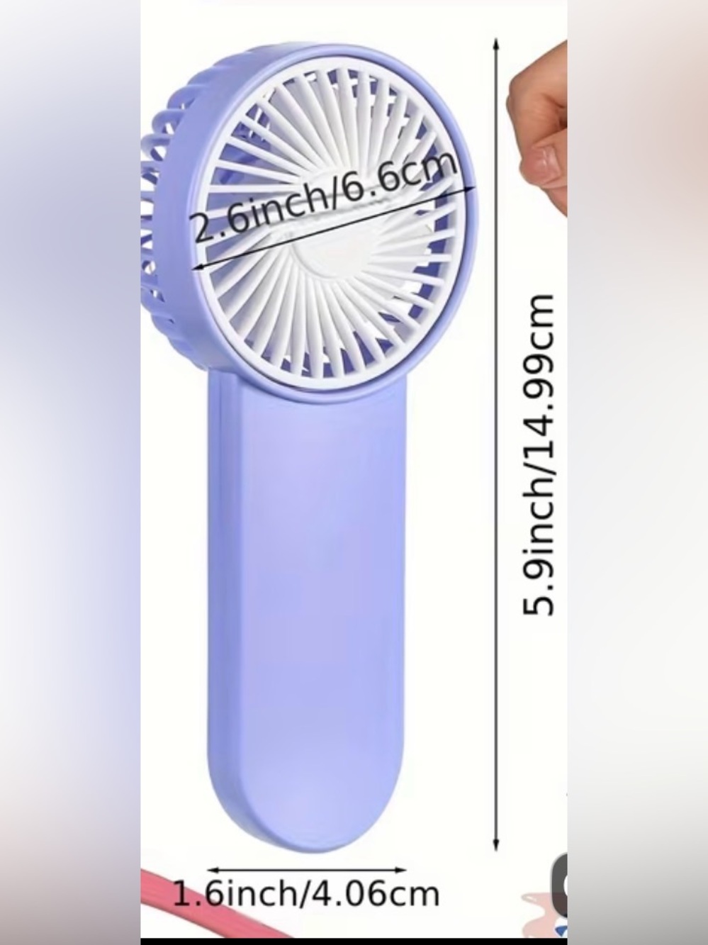 Mini Handheld Personal Fan (Random) - Picture 2 of 2